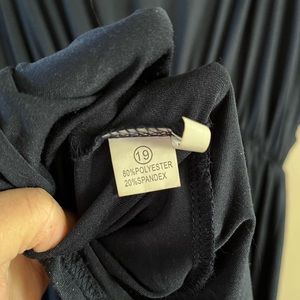 Long cross cross front dress